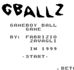 GBallz - my first Gameboy game